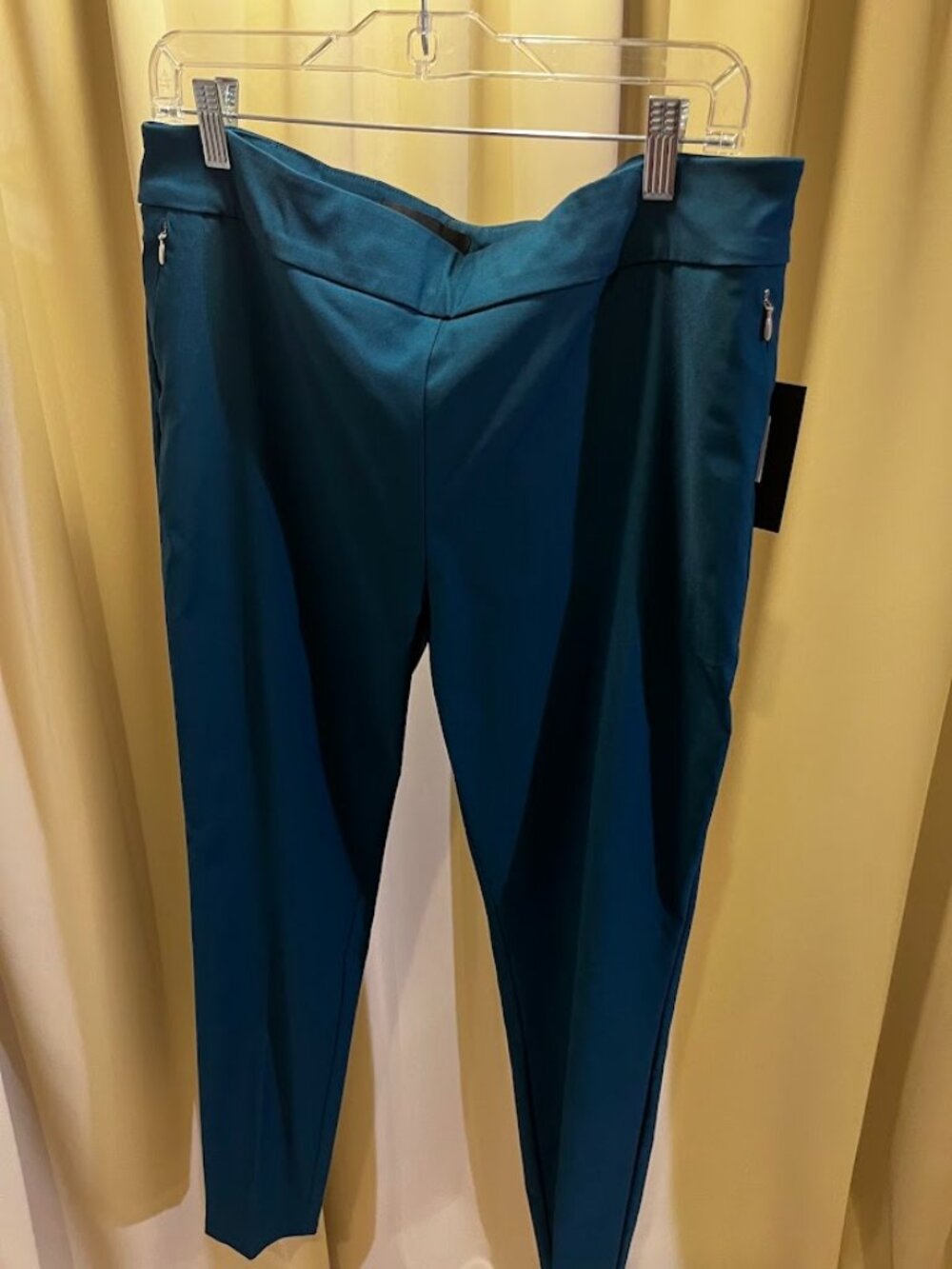 Rekucci Ladies Teal Stretch Skinny Pant With Tummy Control